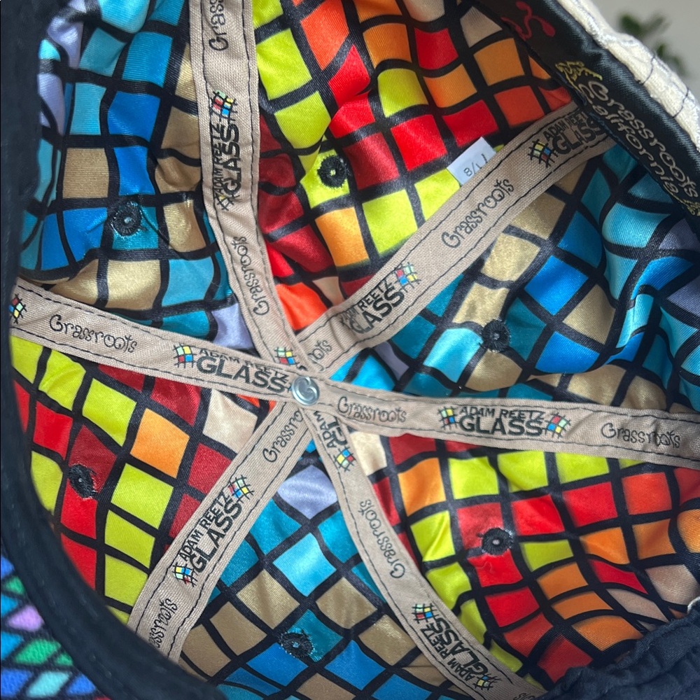 Colorful Geometric Grassroots California Hat - Picture 6 of 8